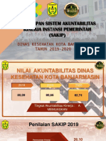 Paparan Sakip 2019, 2020 Dinas Kesehatan Kota Banjarmasin