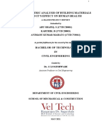 Radiometric Analysis of Building Materials