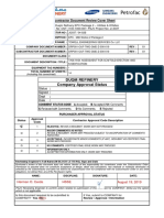 Duqm Refinery Company Approval Status: Subcontractor Document Review Cover Sheet