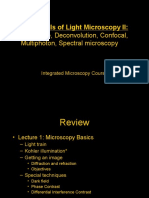 Fundamentals of Light Microscopy II Fluorescence Deconvolution Confocal Multiphoton Spectral Micros