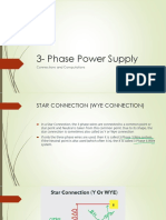 3-Phase Power Supply Connections