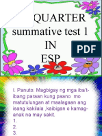 Q2 - Summative Test 1 in All Subjects