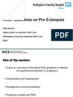 NICE Guidance On-Pre-Eclampsia VB2020