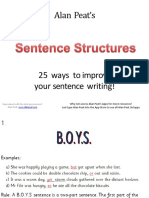 Alan Peats Sentences Structures