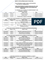 Revised CCIC Regular September 2021 Timetable