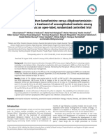 Efficacy of artemether lumefantrine versus dihydroartemisinin