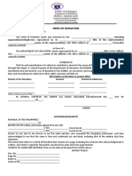 Deed of Donation: Republic of The Philippines Region Ii - Cagayan Valley Schools Division of Isabela