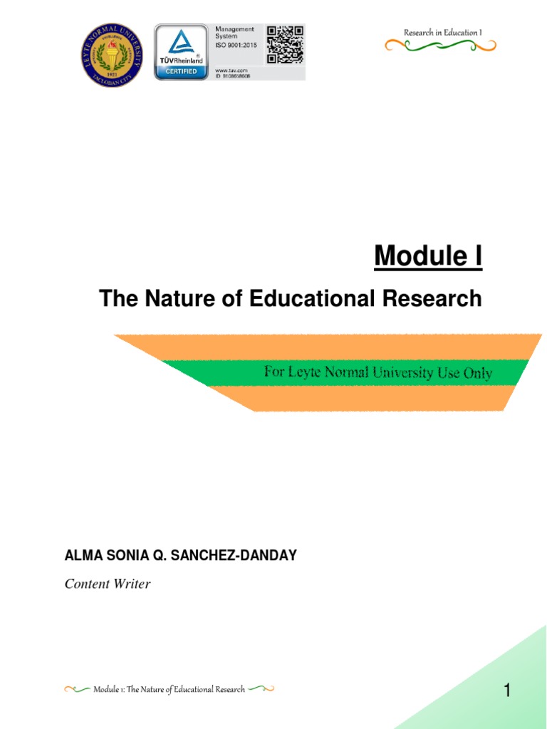 MEANING AND NATURE OF EDUCATIONAL RESEARCH visual data 2