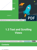 1.3 Text and Scrolling Views