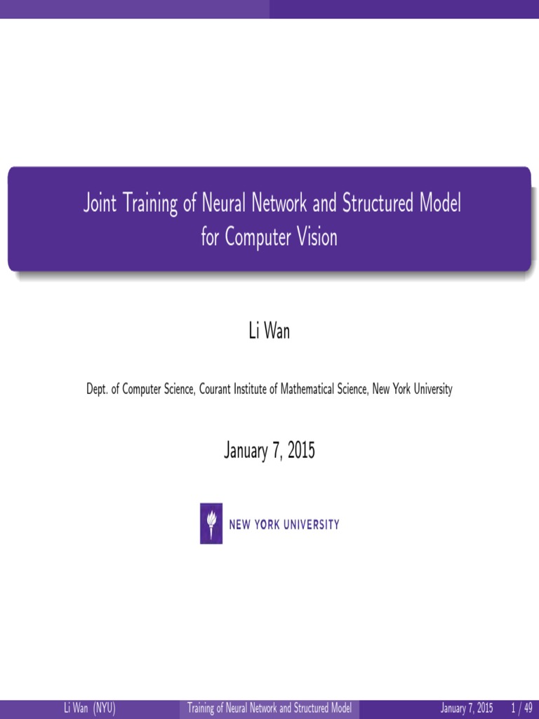 Hybrid Neural Network Training for Vision | PDF | Artificial Neural ...