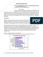 Industrial Management Article "Employee Turnover & Retention: Understanding The True Costs and Reducing Them Through Improved Selection Processes"