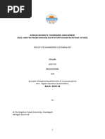 Panjab University, Chandigarh-160014 (India) (Estd. Under The Panjab University Act VII of 1947-Enacted by The Govt. of India)