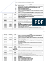 Calendario Academico 2021