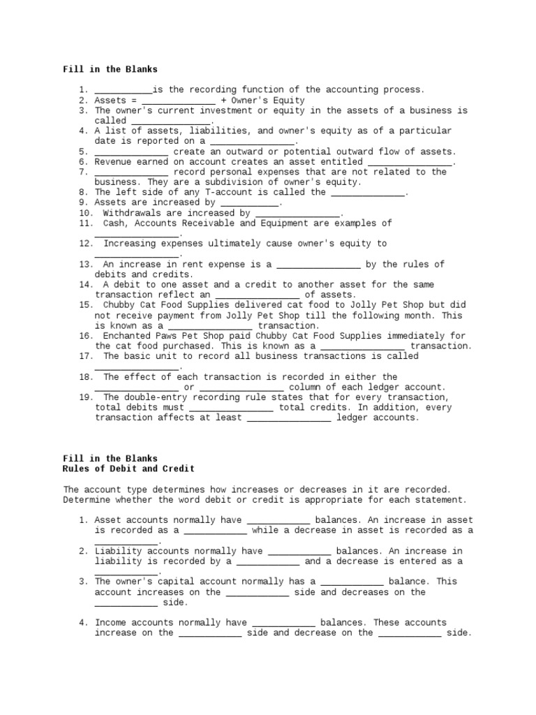 Accounting Basics: Debits and Credits | PDF | Debits And Credits | Expense
