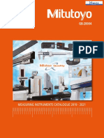 Measuring Instruments Catalogue 2019 - 2021: ©mitutoyo 05/2019 PRE 1245