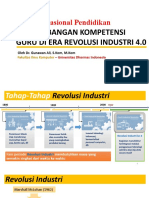 Pengembangan Kompetensi Guru Di Era Revolusi Industri 4.0