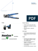 Crimp Grip Pliers: Data Sheet