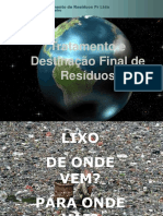 Tratamento e Destinacao Final de Residuos