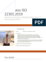 Awareness ISO 22301:2019 Business Continuity Management System