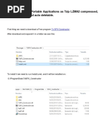 ZFX-Constructor 4.4 Making Your Own Portable App LZMA2 Compressed