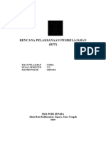 Rencana Pelaksanaan Pembelajaran (RPP) : Mata Pelajaran: Kimia Kelas /semester: X/2 Materi Pokok: Redoks