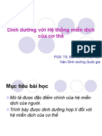 Dinh dưỡng với hệ thống miễn dich