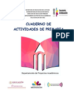 2o Grado. Cuaderno de Actividades Primaria. Septiembre 2021