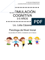 Estimulación cognitiva 3-5 años Escuela Básica No 2293