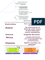 ACTIVIDADES GÉNERO LÍRICO