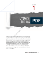 Chapter 1 Literacy Within The Disciplines