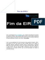 Fim para as Eireli