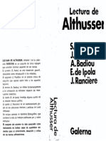 Jacques Rancière, Alain Badiou - Lectura de Althusser (0) - Libgen.lc