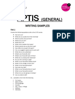 Aptis Writing Sample Tasks