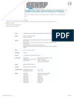 Load Summation and Limitation Electronics: Crane-Sumd