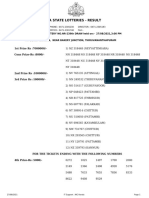 Kerala State Lotteries - Result: 1st Prize Rs:7000000/-Cons Prize-Rs:8000