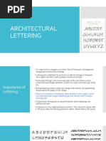 Architectural Lettering Guidelines | PDF | Letter Case | Drawing