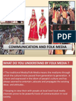 Communication and Folk Media