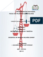 Tarea Concepto de Bióetica