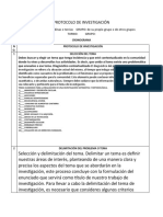 Ejemplo de Seguimiento de Protocolo de Investigaciòn.