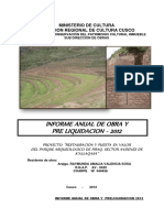 RPV Del Parque Arqueológico de Pisaq Sector Andenes de K Allaqasa 2012