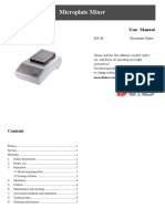 Microplate Mixer User Manual