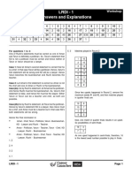 Lrdi - 1 Answers and Explanations: Workshop WSP-0016/ 20