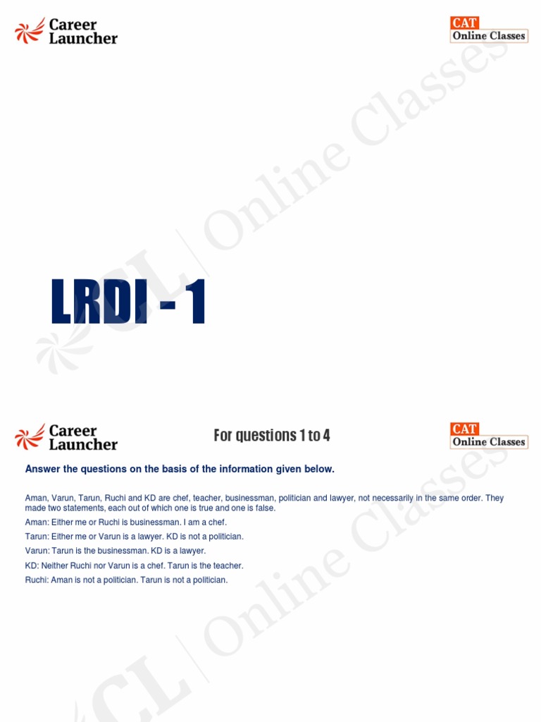 Logic and Reasoning Questions Analysis | PDF | Sportspeople | Tennis ...