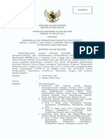 Salinan Inmendagri No 38 Tahun 2021 Tentang PPKM Level 4, Level 3, Dan Level 2 Covid-19 Di Wilayah Jawa Dan Bali