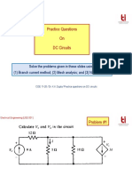 Practice Questions DC Circuits