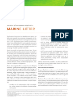 Marine Litter: Position of European Bioplastics
