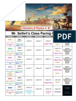 Mr. Seifert 'S Class Pacing Calendar: Chemistry & Physics A B1