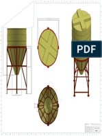 S12000M Silo Stand Drawing