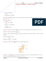 Lista - Integrais Duplas