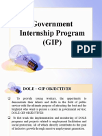 Government Internship Program (GIP)